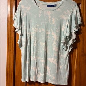 Apt. 9 Women's Short Sleeve Top - Light Green